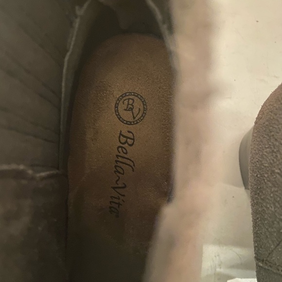 Bella Vita gray suede peep toe ankle boots various sizes NWT - Picture 7 of 8